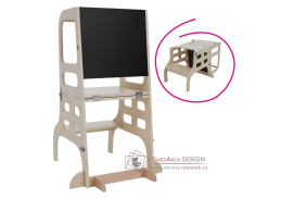 MAGAN, učící věž 3v1 s tabulí, přírodní