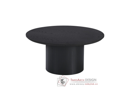 MAHIR 1, konferenční stolek pr. 80cm, černá