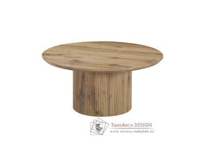 MAHIR 1, konferenční stolek pr. 80cm, dub
