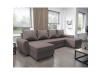 DAKAR NEW U, sedací souprava, látka Twist 03 šedobéžová