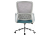 FOSTER 1, kancelářské křeslo, síťovina šedá / látka modrá