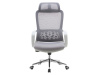 FOSTER 1, kancelářské křeslo, síťovina + látka šedá