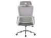 FOSTER 1, kancelářské křeslo, síťovina + látka šedá