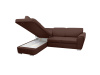 KENAI ROH, sedací souprava - levá, látka Malmo 26 hnědá