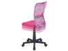 KA-2325 PINK, kancelářská židle, látka mesh růžová / vzor