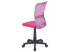 KA-2325 PINK, kancelářská židle, látka mesh růžová / vzor