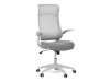 KA-A182 GREY, kancelářská židle, látka mesh + síťovina šedá
