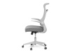 KA-A182 GREY, kancelářská židle, látka mesh + síťovina šedá