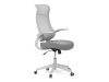 KA-A182 GREY, kancelářská židle, látka mesh + síťovina šedá