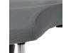 KA-B1025 GREY, kancelářská židle, látka šedá / síťovina černá