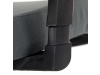 KA-B1025 GREY, kancelářská židle, látka šedá / síťovina černá