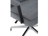 KA-D8204 GREY2, kancelářská židle, látka šedá