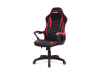 KA-G408 RED, herní a kancelářské křeslo, látka červená + černá