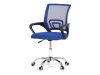 KA-L103 BLUE, kancelářská židle, látka mesh + síťovina modrá