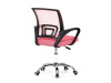 KA-L103 PINK, kancelářská židle, látka mesh + síťovina růžová