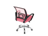 KA-L103 PINK, kancelářská židle, látka mesh + síťovina růžová
