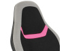 KA-L611 PINK, kancelářská židle, látka černá + šedá + růžová
