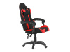 KA-R209 RED, herní křeslo, látka černá + červená