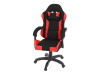 KA-R209 RED, herní křeslo, látka černá + červená