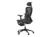 KA-S257 GREY, kancelářská židle, látka mesh šedá