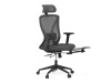 KA-S257 GREY, kancelářská židle, látka mesh šedá