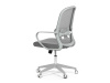 KA-S425 GREY, kancelářská židle, látka šedá / látka mesh šedá