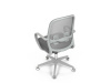 KA-S425 GREY, kancelářská židle, látka šedá / látka mesh šedá