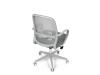 KA-S425 GREY, kancelářská židle, látka šedá / látka mesh šedá