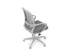 KA-S425 GREY, kancelářská židle, látka šedá / látka mesh šedá