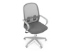 KA-S425 GREY, kancelářská židle, látka šedá / látka mesh šedá