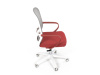 KA-S425 RED, kancelářská židle, látka červená / látka mesh šedá