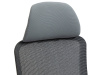 KA-V321 GREY, kancelářská židle, látka + síťovina šedá