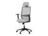 KA-V3329 GREY, kancelářská židle, látka mesh šedá