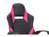 KA-Y207 PINK, herní křeslo, ekokůže černá + růžová