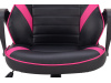 KA-Y207 PINK, herní křeslo, ekokůže černá + růžová