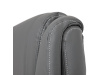 KA-Y344 GREY, kancelářská židle, ekokůže šedá