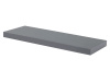 P-001 GREY, nástěnná polička 60cm, vysoký lesk šedý