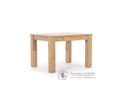 SNOBI SB14, jídelní stůl rozkládací 112-145-178x90cm, dub craft zlatý