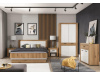 BESTO BT31, jídelní stůl rozkládací 160-200x90cm, dub evoke