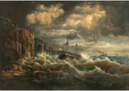 A-5443 Josef Carl Berthold Püttner - Bouřlivé moře
