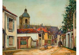 A-8740 Maurice Utrillo - Kostel Saint-Laurent v Nogent-le-Rotrou
