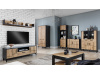 S-LINE ST04, jídelní stůl rozkládací 160-200x90cm, dub evoke