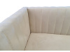 NOVO, čalouněná postel rohová - boxspring 90x200cm, látka béžová