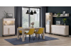ASTON ST10, jídelní rozkládací stůl 160-200x90cm, dub cremona