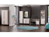 ASTON ST10, jídelní rozkládací stůl 160-200x90cm, dub cremona