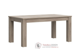 ASTON ST10, jídelní rozkládací stůl 160-200x90cm, dub cremona