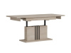 MATI LA13, konferenční - jídelní stůl 126-160x67,5cm, dub cremona / černá
