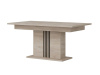 MATI ST12, jídelní rozkládací stůl 160-200x90cm, dub cremona / černá