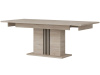 MATI ST12, jídelní rozkládací stůl 160-200x90cm, dub cremona / černá