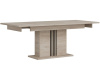 MATI ST12, jídelní rozkládací stůl 160-200x90cm, dub cremona / černá
